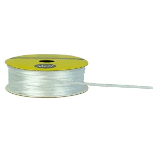 1mm White Satin Cord 7m