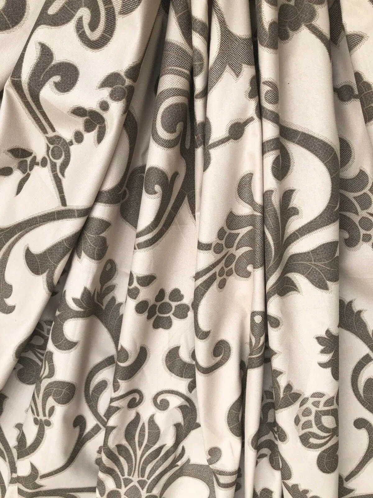 63" Wide. Beige Victorian Style Cotton