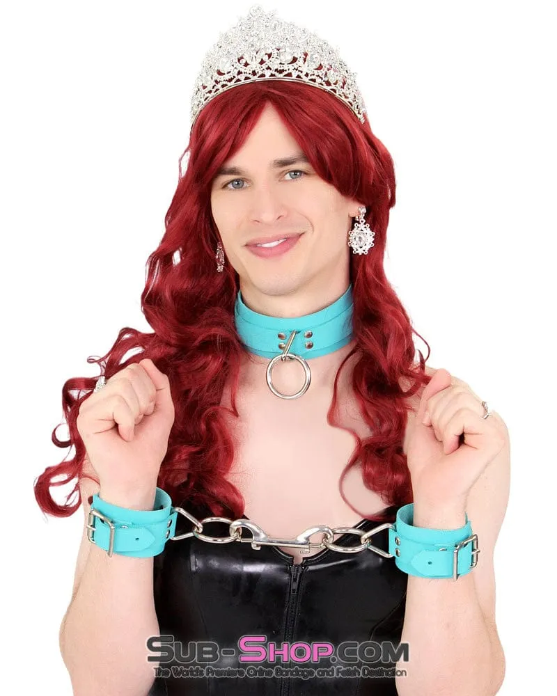 9960AE-SIS      Pretty Sissy Scarlet 22" Long Red Curly Wig