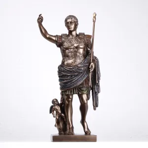 Augustus of Prima Porta Statue (Cold Cast Bronze Sculpture)