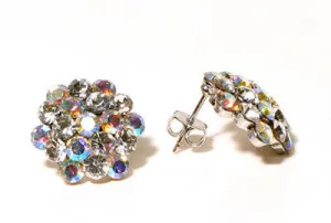 AY0052 Cluster Pierced Earrings FH2