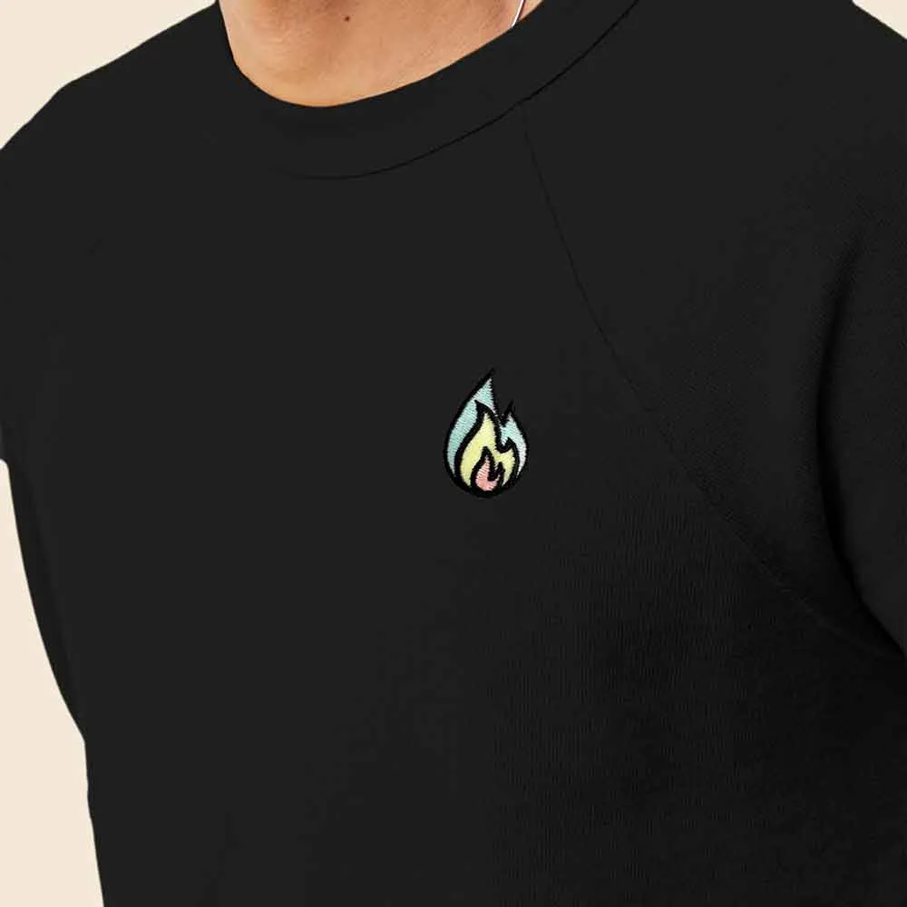 Dalix Fire Crewneck Sweatshirt (Glow in the Dark)