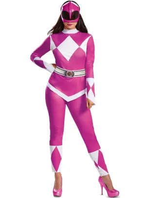 Deluxe Pink Power Ranger Womens Plus Size Costume