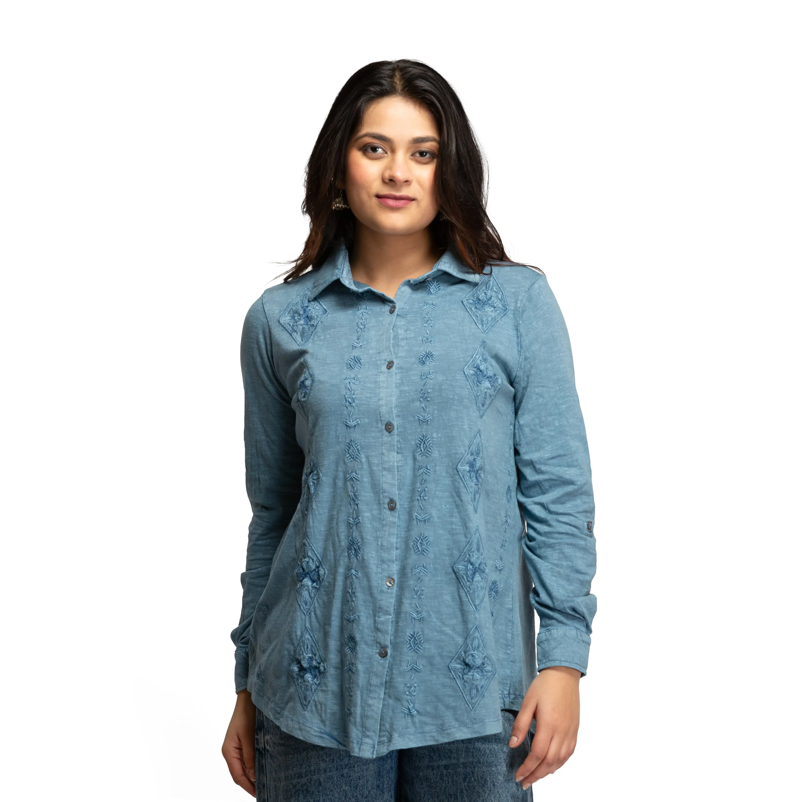 Embroidered Shirt For Women