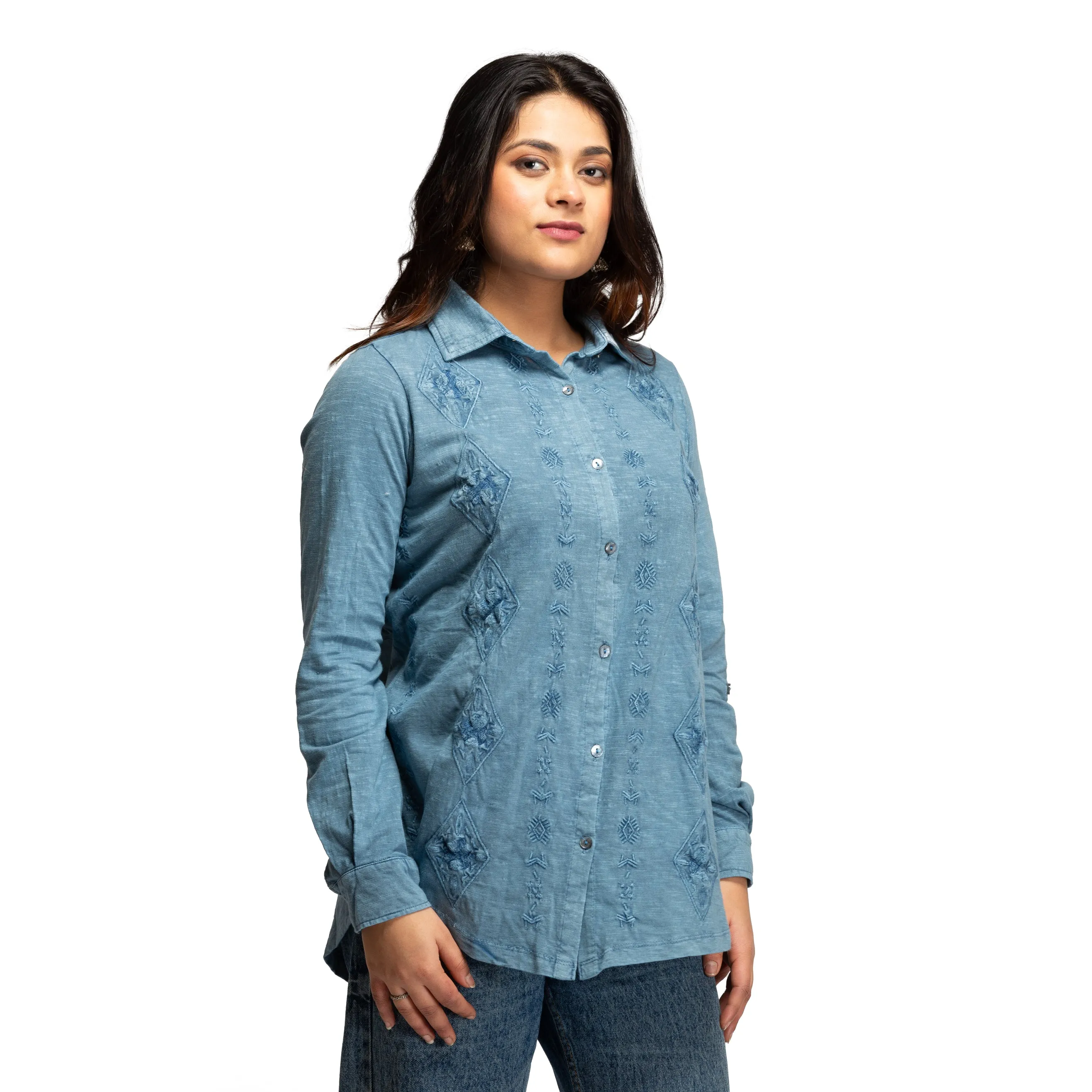 Embroidered Shirt For Women