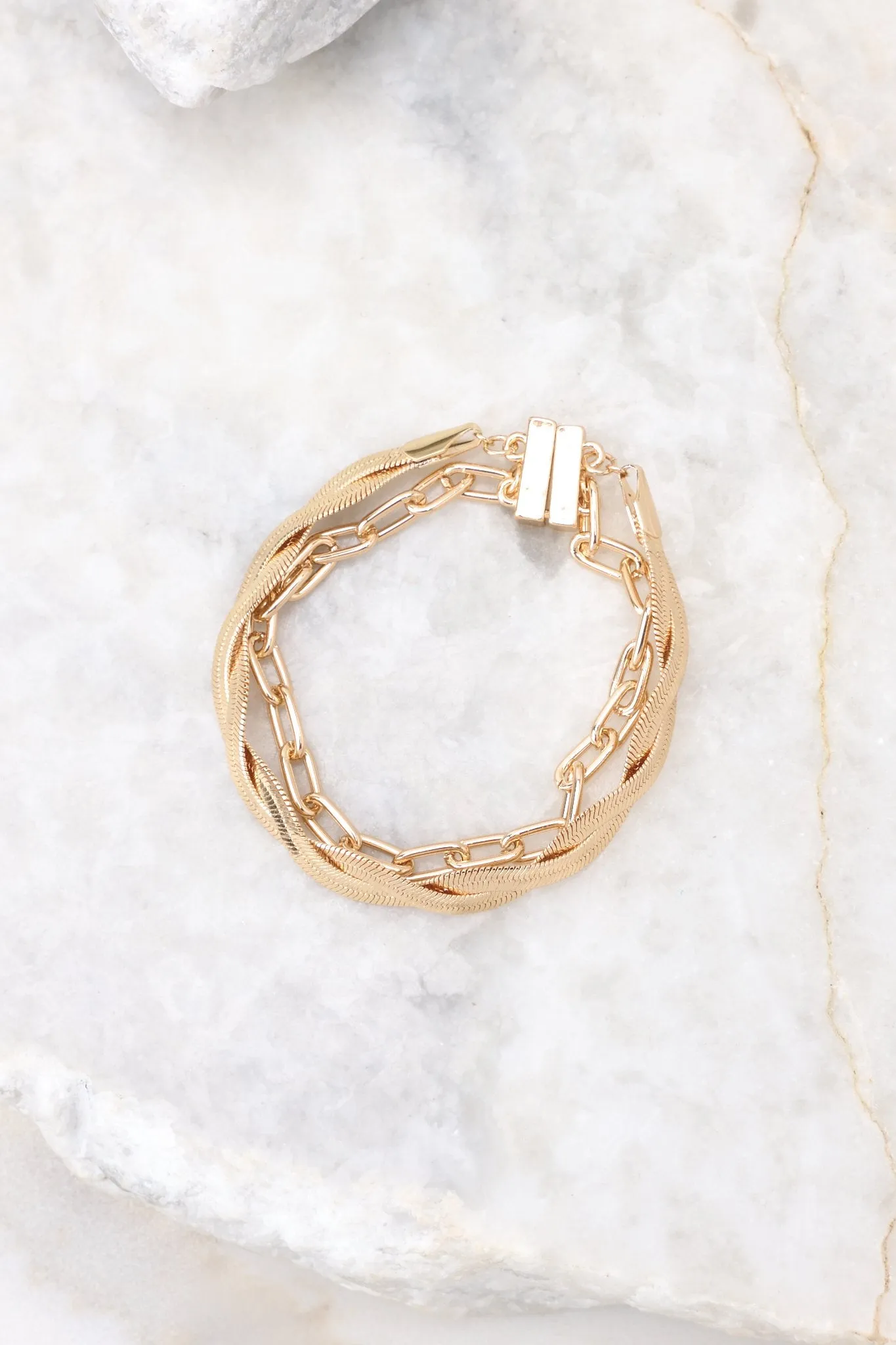 Ensemble Elegance Gold Bracelet