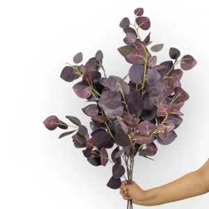 Eucalyptus Burgundy Artificial Flowers