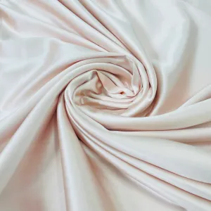 Exclusive Peach Pink Solid Celina Satin With Lycra Fabric