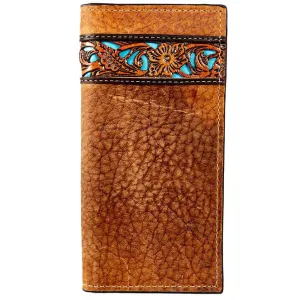 Gem Dandy Men’s Roper Floral Overlay Rodeo Wallet