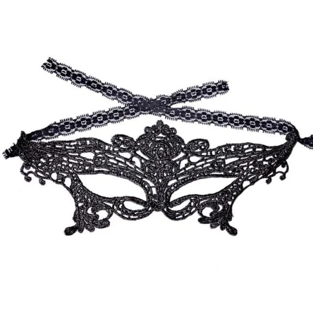 Hollow Lace Masquerade Face Mask