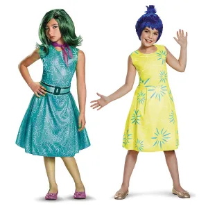 Inside Out 2 Disgust & Joy Cosplay Costume Set