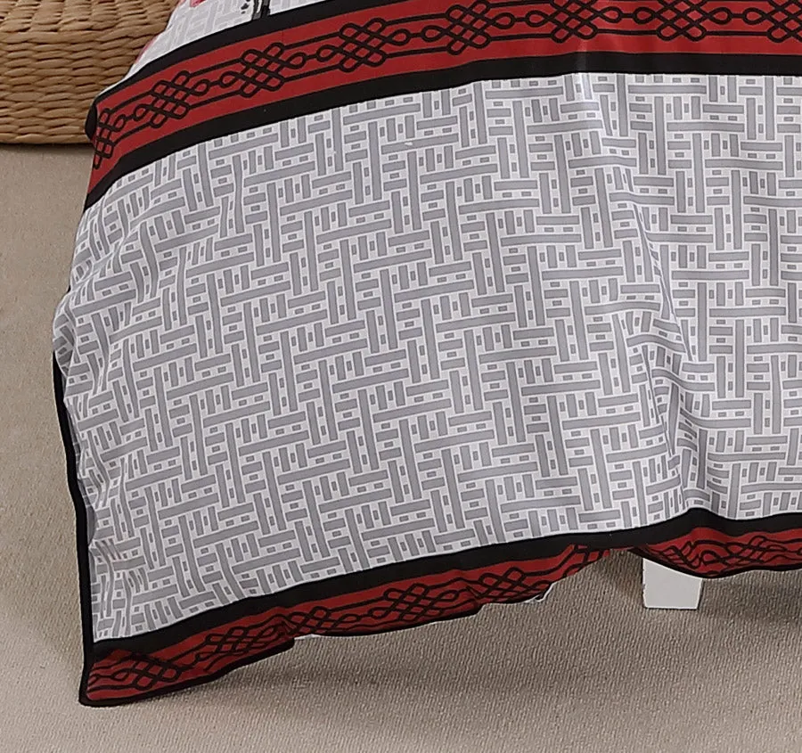 Kyushu Quilt Cover Set Range Red