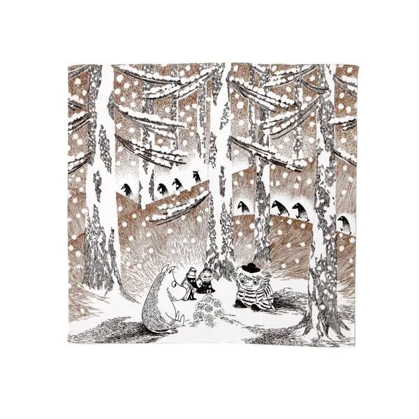 Moomin Handkerchief - Glowing Snowball/Br