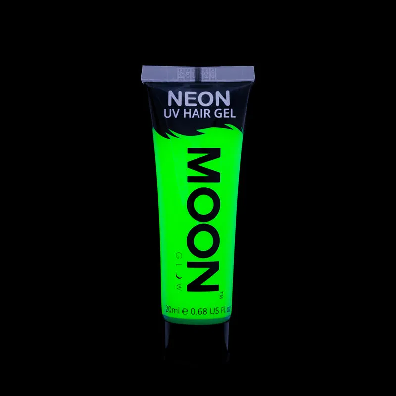 Moon Glow UV Neon Hair Gel Green