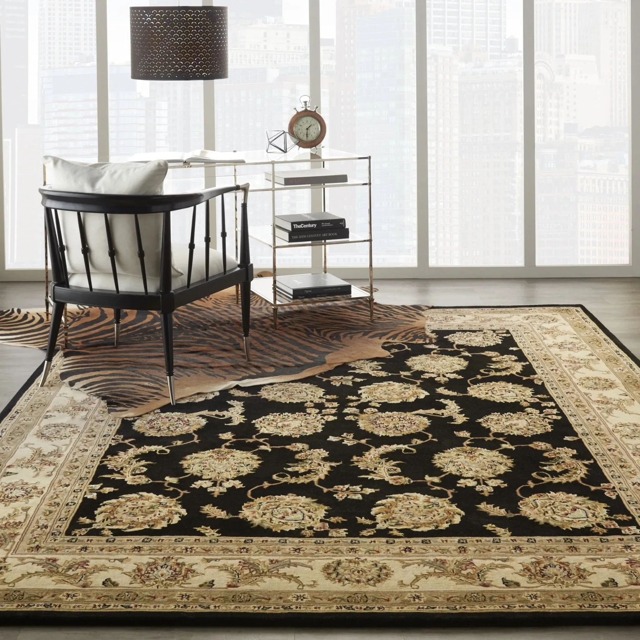 Nourison 2000 2022 Black Rug