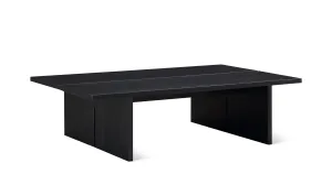 Plane Coffee Table, Black Oak