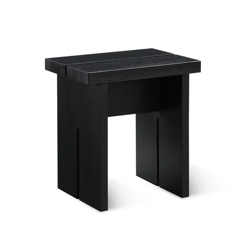 Plane Stool Black Oak