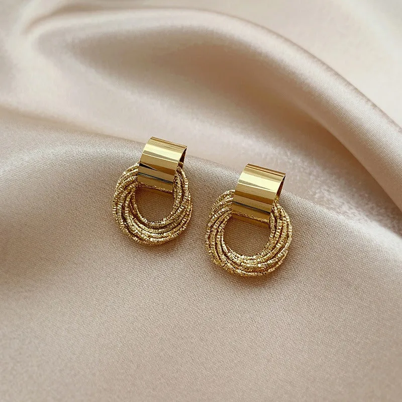 Elegant Pre-Order: Hoop Needle Earrings