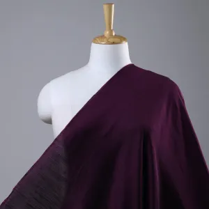 Purple - Plain Slub Silk Fabric 12