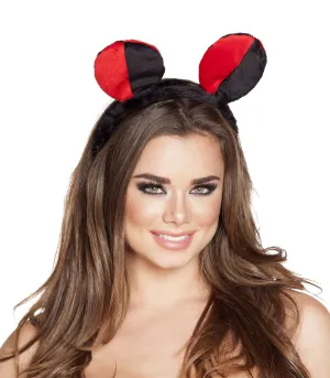 Roma Red/Black Lady Bug Head Piece  - Costume Accessory