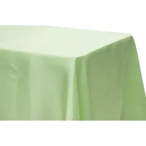 Satin Rectangular 60"x120" Tablecloth - Mint Green