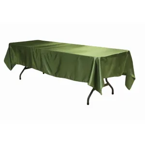 Satin Rectangular 60"x120" Tablecloth - Willow Green