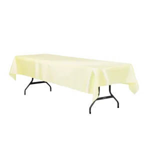 Satin Rectangular 60"x120" Tablecloth - Yellow