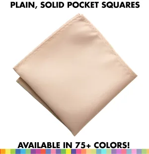 Solid Color Pocket Squares. 75  Colors! Plain, No Print