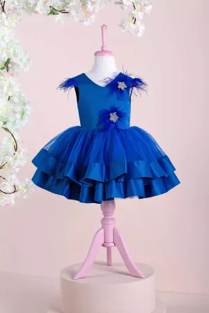 Star Sax Blue Party Dress