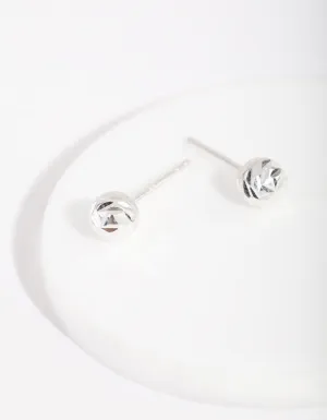 Sterling Silver 5mm Ball Stud Earrings