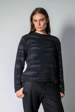 Transit Par Such Black Contrasting Knit