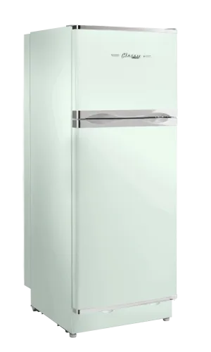 Unique 10 CU/FT Classic Retro Propane Fridge - Light Green